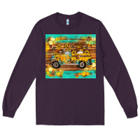 Plum western bee gnomes truck honeycomb  leopard turquoise wooden serape Long Sleeve Tee - Artiststas
