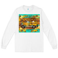 White western bee gnomes truck honeycomb  leopard turquoise wooden serape Long Sleeve Tee - Artiststas