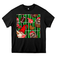 Black american football gnomes Heavy Core Tee - BundleAndBundleShop