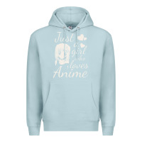 Blue Mist just a girl who loves anime Premium Hoodie - DesigneFamous