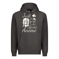 Smoke just a girl who loves anime Premium Hoodie - DesigneFamous