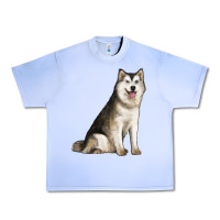 Grape Ice Alaskan Malamute Dog Urban Heavy Tee - LillyAllenDesigns