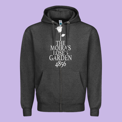 The Moira's Rose's Garden Zipper Hoodie Designed By Bettercallsaul