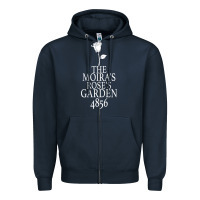 Navy The Moira's Rose's Garden Zipper Hoodie - Bettercallsaul