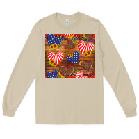 Mushroom america heart Long Sleeve Tee - Artiststas
