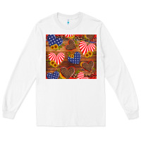 White america heart Long Sleeve Tee - Artiststas