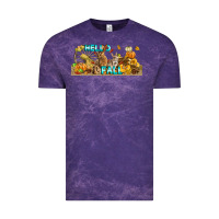 Cloud Purple Hello Fall Rabbit Vintage Tee - LillyAllenDesigns