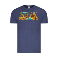 Vintage Denim Hello Fall Rabbit Vintage Tee - LillyAllenDesigns