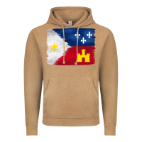 Vintage Camel louisiana flag background Vintage Hoodie - BarkalooDesign