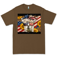 Cacao Western 4th Of July Lama Premium Tee - LillyAllenDesigns