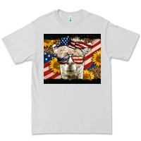 Dove Grey Western 4th Of July Lama Premium Tee - LillyAllenDesigns