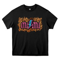 Black Leopard Mimi Lightning Heavy Core Tee - RanaPortraitStore
