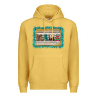 Antique Gold western turquoise's mama background Premium Hoodie - BarkalooDesign
