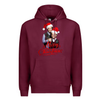 Burgundy Step Brothers - merry christmas - happy xmas Premium Hoodie - DesigneFamous
