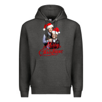 Charcoal Heather Step Brothers - merry christmas - happy xmas Premium Hoodie - DesigneFamous