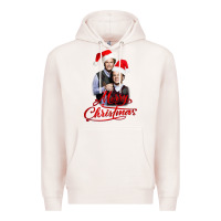 Pale Pink Step Brothers - merry christmas - happy xmas Premium Hoodie - DesigneFamous