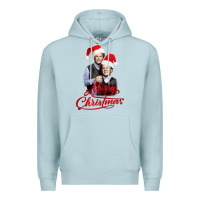 Blue Mist Step Brothers - merry christmas - happy xmas Premium Hoodie - DesigneFamous
