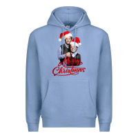 Colony Blue Step Brothers - merry christmas - happy xmas Premium Hoodie - DesigneFamous