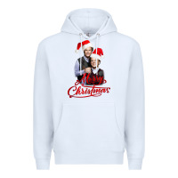 White Step Brothers - merry christmas - happy xmas Premium Hoodie - DesigneFamous