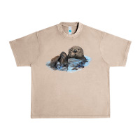 California Sea Otter Urban Heavy Tee | Teevron