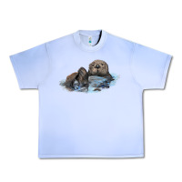 Grape Ice california sea otter Urban Heavy Tee - LillyAllenDesigns