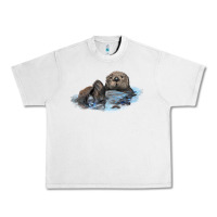 Lunar Rock california sea otter Urban Heavy Tee - LillyAllenDesigns