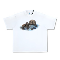 White california sea otter Urban Heavy Tee - LillyAllenDesigns