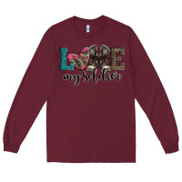 Burgundy armed forces day love my soldier Long Sleeve Tee - Artiststas