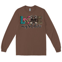 Chestnut armed forces day love my soldier Long Sleeve Tee - Artiststas