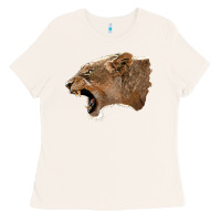 Bone Puma Head Ladies Tee - LillyAllenDesigns