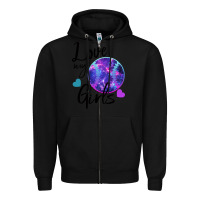 Black I Love My Softball Girl Zipper Hoodie - Bettercallsaul