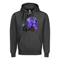 Charcoal Heather I Love My Softball Girl Zipper Hoodie - Bettercallsaul