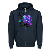 Navy I Love My Softball Girl Zipper Hoodie - Bettercallsaul