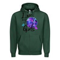 Sports Green I Love My Softball Girl Zipper Hoodie - Bettercallsaul