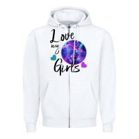 White I Love My Softball Girl Zipper Hoodie - Bettercallsaul