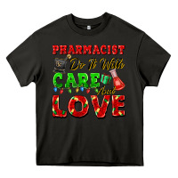 Asphalt pharmacist do it with care and love christmas Heavy Core Tee - FaDigitalArtStudio