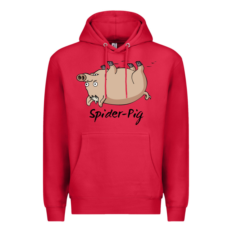 Spider Pig Premium Hoodie by DesigneFamous | Teevron