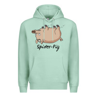 Seafoam Spider Pig Premium Hoodie - DesigneFamous