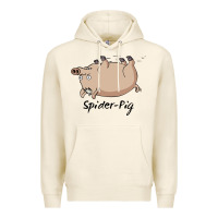 Tofu Spider Pig Premium Hoodie - DesigneFamous