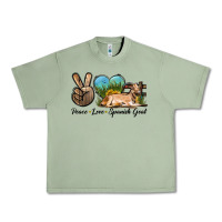 Oil Green Peace Love Spanish Goat Urban Heavy Tee - LillyAllenDesigns