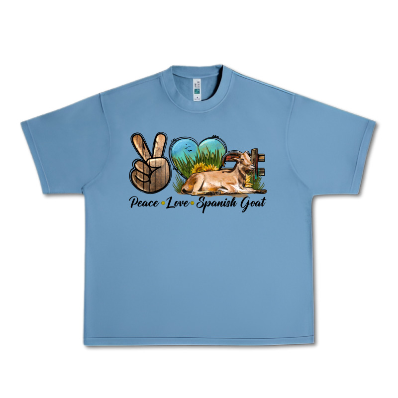 Peace Love Spanish Goat Urban Heavy Tee by LillyAllenDesigns | Teevron