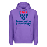 Purple Newcastle College Premium Hoodie - DesigneFamous