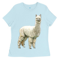 Baby Blue Alpaca Ladies Tee - LillyAllenDesigns