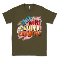 Army Green Weird moms build character Mother's Day Classic Tee - FaDigitalArtStudio