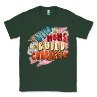 Sports Green Weird moms build character Mother's Day Classic Tee - FaDigitalArtStudio