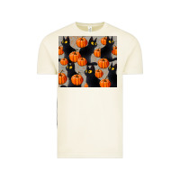 Vintage Arctic black cat with pumpkins tumbler Vintage Tee - LillyAllenDesigns