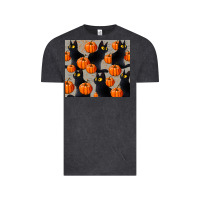 Vintage Black black cat with pumpkins tumbler Vintage Tee - LillyAllenDesigns