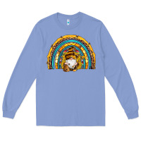 Colony Blue western bee gnomes sunflowers beehive honeycomb leopard turquoise sera Long Sleeve Tee - Artiststas