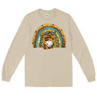 Mushroom western bee gnomes sunflowers beehive honeycomb leopard turquoise sera Long Sleeve Tee - Artiststas