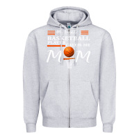 Heather Grey My Favorite Basketball Player Calls Me Mom Zipper Hoodie - Bettercallsaul
